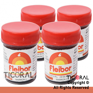 COLORANTE FLEIBOR MARRON C PASTA 15GR x 1